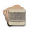 Balcony Railing by Lucien Verbeke Drink Coasters - set of 4