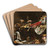 Banquet Still Life by Adriaen van Utrecht Art Drink Coaster set