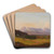 Radetzky Villa And The Kamnik Alps In Krain by Anton Karinger Art Drink Coaster set Radetzky Villa And The Kamnik Alps In Krain by Anton Karinger Art Drink Coaster set
