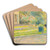 Die Blumenterrasse im Wannseegarten nach Nordwesten by Max Liebermann Art Drink Coaster set