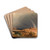 A Rain Shower in the Scottish Highlands by Copley Fielding Drink Coasters - set of 4 A Rain Shower in the Scottish Highlands by Copley Fielding Drink Coasters - set of 4