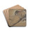 Fallen Jockey (study for 'Scene from the Steeplechase - The Fallen Jockey') by Edgar Degas Drink Coasters - set of 4