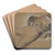 Fallen Jockey (study for 'Scene from the Steeplechase - The Fallen Jockey') by Edgar Degas Art Drink Coaster set