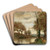 Returning Home along the River by Paul Dsir Trouillebert Art Drink Coaster set
