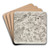 Dinner Service (Rousseau service); Flowers (no. 23) by Flix Bracquemond Art Drink Coaster set