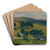 Landscape from Tyniec by Stefan Filipkiewicz Art Drink Coaster set