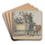 Breaking up for the Vacation by John Doyle Art Drink Coaster set