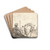 En pakhest by Karel Dujardin Drink Coasters - set of 4