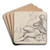 Hercules Resting by Ramsay Richard Reinagle Art Drink Coaster set