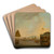 The European Factories and Dutch Folly Fort, Canton, from the southwest side of the Canton River by Thomas Daniell Art Drink Coaster set The European Factories and Dutch Folly Fort, Canton, from the southwest side of the Canton River by Thomas Daniell Art Drink Coaster set