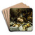 Still life with ham by Pieter Claesz Art Drink Coaster set