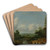 Swedish Landscape by Allaert van Everdingen Art Drink Coaster set