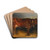 A Prize Cow by Friedrich August Matthias Gauermann Drink Coasters - set of 4