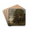Baigneuses dans une crique boise by Jean-Baptiste-Camille Corot Drink Coasters - set of 4 Baigneuses dans une crique boise by Jean-Baptiste-Camille Corot Drink Coasters - set of 4