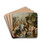 Christ healing the sick by Follower of Jean-Baptiste Jouvenet Drink Coasters - set of 4