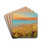 View of Cannes by Hubert Sattler Drink Coasters - set of 4