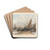New London Bridge from Billingsgate by Edward William Cooke Drink Coasters - set of 4