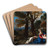 The Rest on the Flight into Egypt by Pier Francesco Mola Art Drink Coaster set