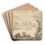 Landscape with a Bridge and Two Figures by Giovanni Francesco Grimaldi Art Drink Coaster set Landscape with a Bridge and Two Figures by Giovanni Francesco Grimaldi Art Drink Coaster set