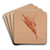 tude de patte de bovid by Jacques-Raymond Brascassat Art Drink Coaster set