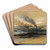 Smelting Works at Denver by Thomas Moran Art Drink Coaster set