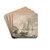 Coastal Scene with Shipping, Figures, and Cows by Thomas Gainsborough Drink Coasters - set of 4