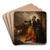 Wacaw's farewell to Maria by Jzef Simmler Art Drink Coaster set Wacaw's farewell to Maria by Jzef Simmler Art Drink Coaster set