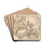 Allegorical Figure of Study by Francesco Solimena Drink Coasters - set of 4