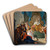 The Judgment Of Solomon by Francesco Fontebasso Art Drink Coaster set The Judgment Of Solomon by Francesco Fontebasso Art Drink Coaster set