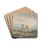 Lincoln Cathedral by Thomas Girtin Drink Coasters - set of 4