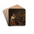 Peasant smoking tobacco in a tavern by Adriaen Brouwer Drink Coasters - set of 4
