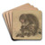 Monkeys by Mori Sosen Art Drink Coaster set