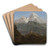 The Watzmann by Johan Christian Dahl Art Drink Coaster set
