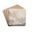 On Hastings Beach, 12 October 1820 by Thomas Hastings Drink Coasters - set of 4