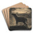 Foal (Le Poulain) [also called 'The Colt'] by Georges Seurat Art Drink Coaster set