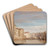 The Grand Canal, Venice, Looking Toward the Rialto by Richard Parkes Bonington Art Drink Coaster set