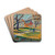 Country Farmhouse by Ernest Lawson Drink Coasters - set of 4