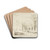 Seehafen, vorne eine Gondel by Abraham Storck Drink Coasters - set of 4