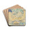 Zwei Mdchenakte (Zwei sitzende Akte) by Otto Mueller Drink Coasters - set of 4