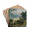 Ein Schimmel auf der Heide by Friedrich August Matthias Gauermann Drink Coasters - set of 4 Ein Schimmel auf der Heide by Friedrich August Matthias Gauermann Drink Coasters - set of 4