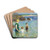 At the Beach by Edward Henry Potthast Drink Coasters - set of 4