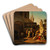 Scene From The Defence Of A Spanish Town During A Guerrilla War by Carl Von Heideck Art Drink Coaster set