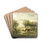 Cows at a pond by Gerard Bilders Drink Coasters - set of 4 Cows at a pond by Gerard Bilders Drink Coasters - set of 4