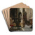 Interior of the Church of Saint Paul in Antwerp by Jean Geeraerts Art Drink Coaster set