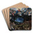 The Last Judgement by Jan Brueghel The Elder Art Drink Coaster set