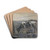 Girl with cow by Max Liebermann Drink Coasters - set of 4