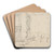 curie de l'auberge Saint-Alexis by Jacques-Raymond Brascassat Art Drink Coaster set