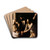 Christ at the Column by Caravaggio Drink Coasters - set of 4