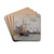 The Seine near Rouen by Claude Monet Drink Coasters - set of 4