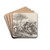 The Madonna and Child at Left, with a File of Angels by Giovanni Domenico Tiepolo Drink Coasters - set of 4 The Madonna and Child at Left, with a File of Angels by Giovanni Domenico Tiepolo Drink Coasters - set of 4